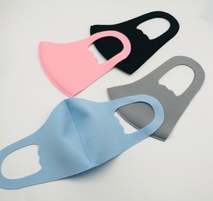 Маска защитная Детская Fashion Mask черная/голубая/белая/розовая/серая 1шт. 6499