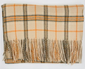 Шарф женский Casual Stripes Checked scarf khaki Y